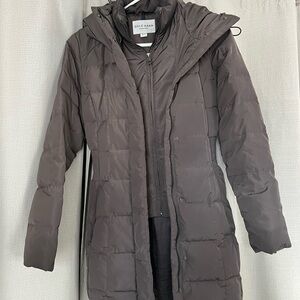 Cole Haan Women's Charcoal Puffer Jacket